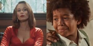 Gilda e Marcelino em Amor Perfeito (Foto: Reprodução / Globo / Montagem TV Foco) Gilda e Marcelino em Amor Perfeito (Foto: Reprodução / Globo / Montagem TV Foco)
