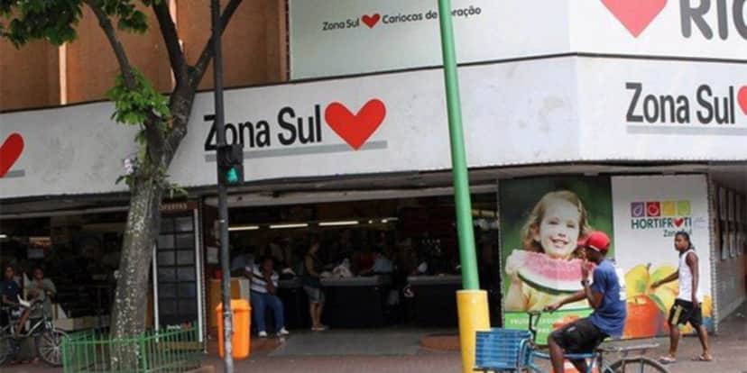 Filial do Supermercado Zona Sul que baixou às portas - Foto: Reprodução/Internet Filial do Supermercado Zona Sul que baixou às portas - Foto: Reprodução/Internet
