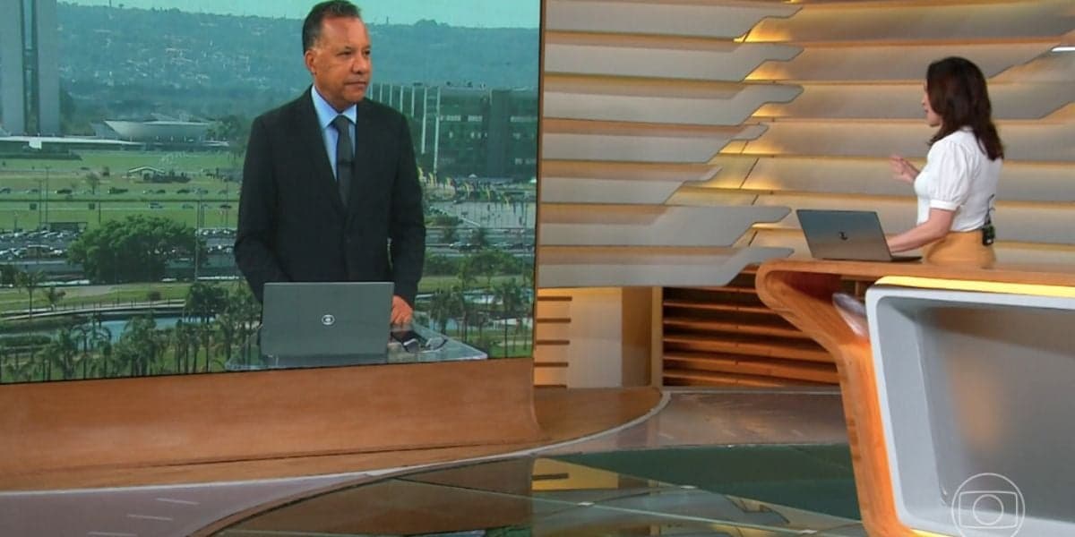 Heraldo Pereira e Ana Paula Araújo durante o Bom Dia Brasil (Foto: Reprodução / Globo) Heraldo Pereira e Ana Paula Araújo durante o Bom Dia Brasil (Foto: Reprodução / Globo)