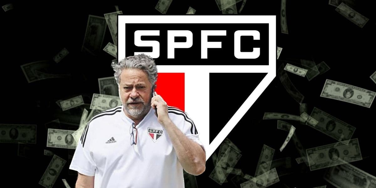 Julio Casares, presidente do São Paulo (Montagem TV Foco). Julio Casares, presidente do São Paulo (Montagem TV Foco).