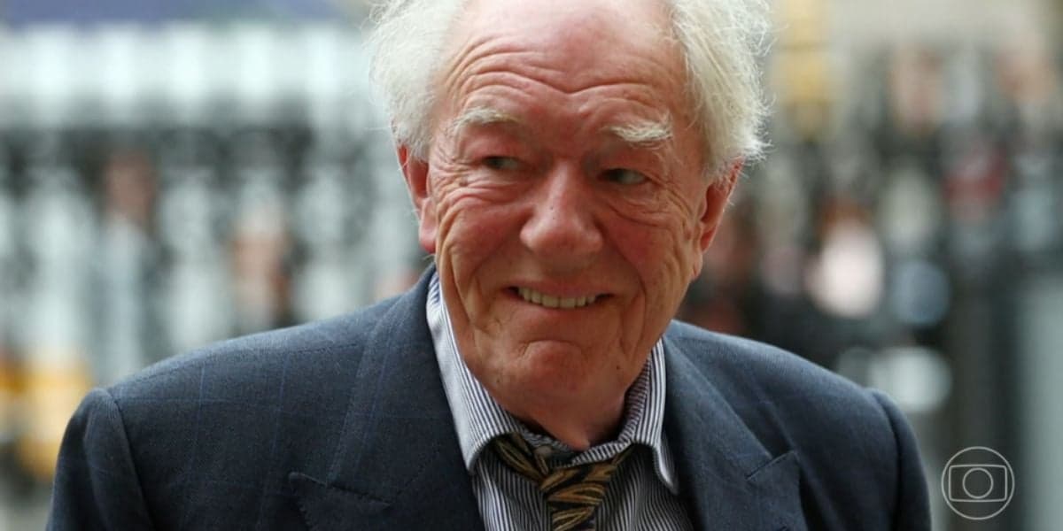 Michael Gambon (Foto: Reprodução / Bom Dia Brasil da Globo) Michael Gambon (Foto: Reprodução / Bom Dia Brasil da Globo)
