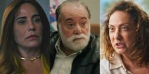 Irene (Gloria Pires) ficará revoltada com aproximação de Antônio (Tony Ramos) e Agatha (Eliane Giardini) em "Terra e Paixão" (Foto: Reprodução/TV Globo) Irene (Gloria Pires) ficará revoltada com aproximação de Antônio (Tony Ramos) e Agatha (Eliane Giardini) em "Terra e Paixão" (Foto: Reprodução/TV Globo)