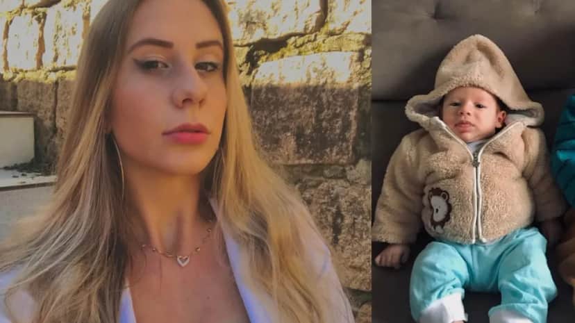 Jéssica e bebê Theo foram encontrados mortos em Blumenau - Foto Reprodução Internet Jéssica e bebê Theo foram encontrados mortos em Blumenau - Foto Reprodução Internet