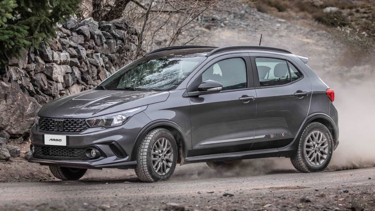 Fiat Argo na cor cinza (Foto: Divulgação) Fiat Argo na cor cinza (Foto: Divulgação)