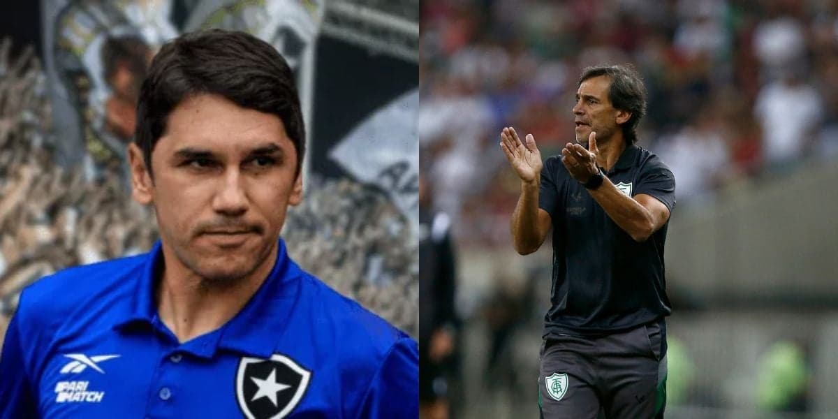 Lucio Flávio e Fabián Bustos, treinadores que foram demitidos ante do fim do Brasileirão - (Montagem Tv Foco) Lucio Flávio e Fabián Bustos, treinadores que foram demitidos ante do fim do Brasileirão - (Montagem Tv Foco)