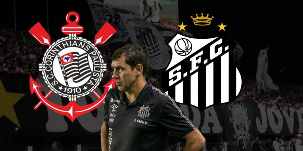 Carille confirma saída no Santos dias antes do clássico contra o Corinthians (Foto - Montagem TV Foco). Carille confirma saída no Santos dias antes do clássico contra o Corinthians (Foto - Montagem TV Foco).