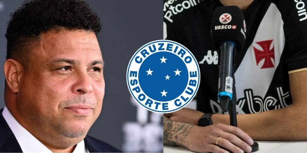 Volta triunfal após 4 anos e estrela arrancada do Vasco: Ronaldo arma 2 reforços para Larcamón no Cruzeiro
