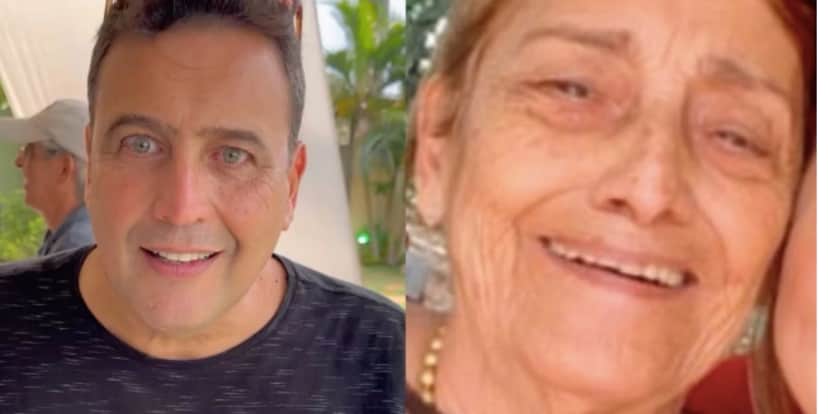 Leonardo e sua mãe (Fotos: Reproduções / redes sociais) Leonardo e sua mãe (Fotos: Reproduções / redes sociais)