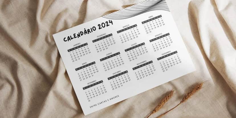 Calendário de 2024 já foi divulgado (Reprodução: Internet) Calendário de 2024 já foi divulgado (Reprodução: Internet)