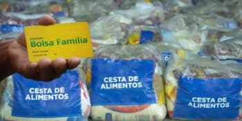 Auxílio da Cesta Básica é dado as famílias de condições precárias (Reprodução: Internet) Auxílio da Cesta Básica é dado as famílias de condições precárias (Reprodução: Internet)