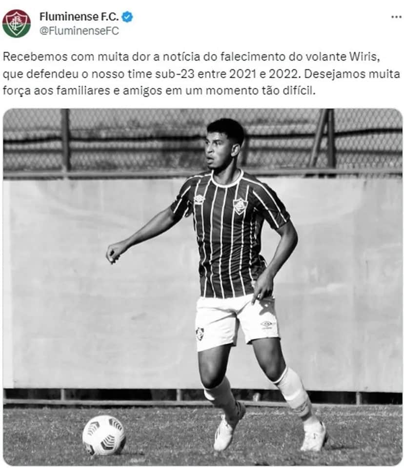 O clube emitiu um comunicado lamentando o adeus - Foto: Twitter O clube emitiu um comunicado lamentando o adeus - Foto: Twitter