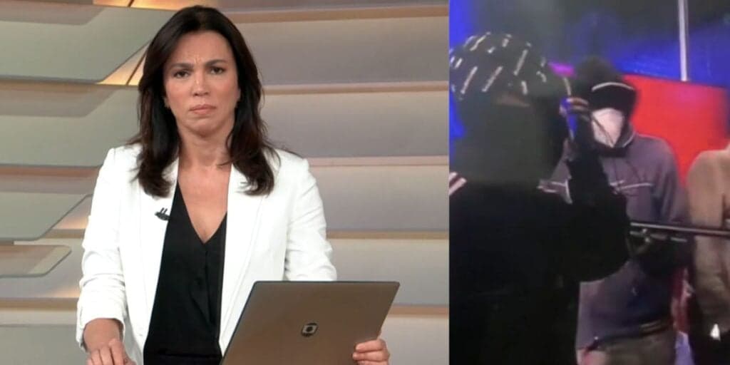 Ana Paula Araújo paralisa BDBR às pressas com invasão de emissora e bandidos armados ao vivo: "Horror"