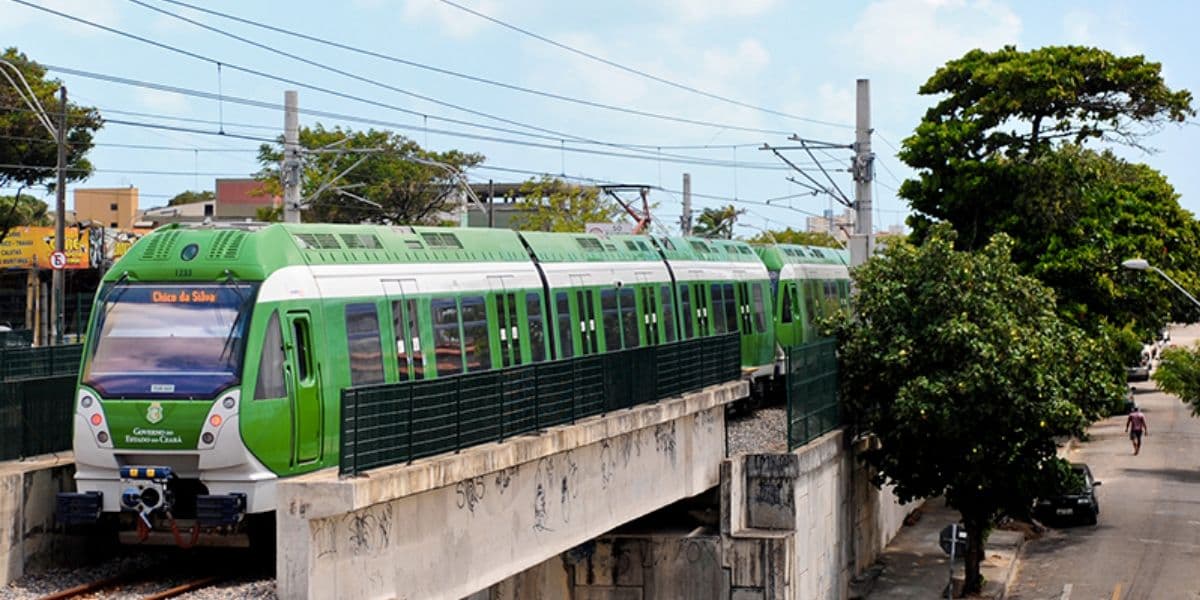 Metrô em Fortaleza (Foto: Reprodução / Internet) Metrô em Fortaleza (Foto: Reprodução / Internet)