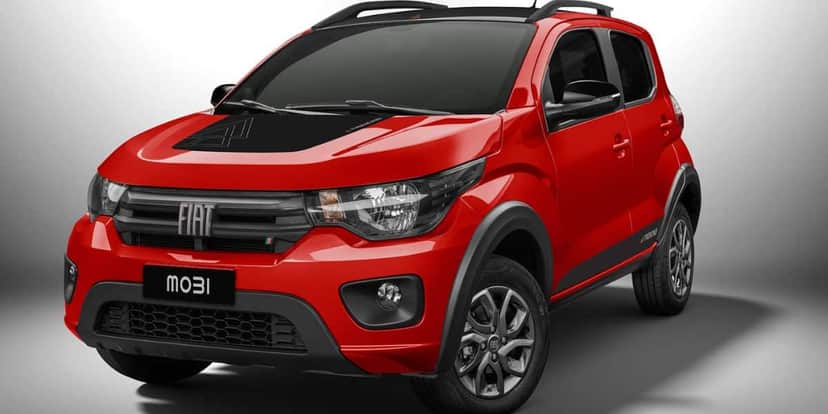 Fiat Mobi é o modelo mais barato da montadora italiana no Brasil (Reprodução: Internet) Fiat Mobi é o modelo mais barato da montadora italiana no Brasil (Reprodução: Internet)