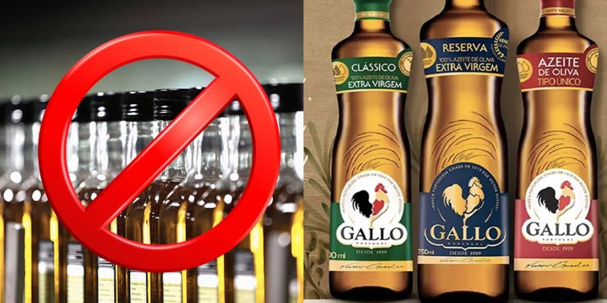 Marca de azeite rival da Gallo está banida em todo o Brasil (Reprodução/Montagem TV Foco) Marca de azeite rival da Gallo está banida em todo o Brasil (Reprodução/Montagem TV Foco)