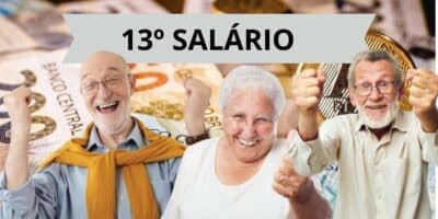 13º salário, notas de dinheiro e idosos felizes (Fotos: Reproduções / Freepik / Canva / Montagem) 13º salário, notas de dinheiro e idosos felizes (Fotos: Reproduções / Freepik / Canva / Montagem)