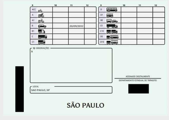 CNH acima tem validade até 2032 e é do tipo B - Foto Felipe Ribeiro Canaltech CNH acima tem validade até 2032 e é do tipo B - Foto Felipe Ribeiro Canaltech