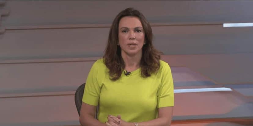 A jornalista é comandante do Bom Dia Brasil (Reprodução: Globo) A jornalista é comandante do Bom Dia Brasil (Reprodução: Globo)