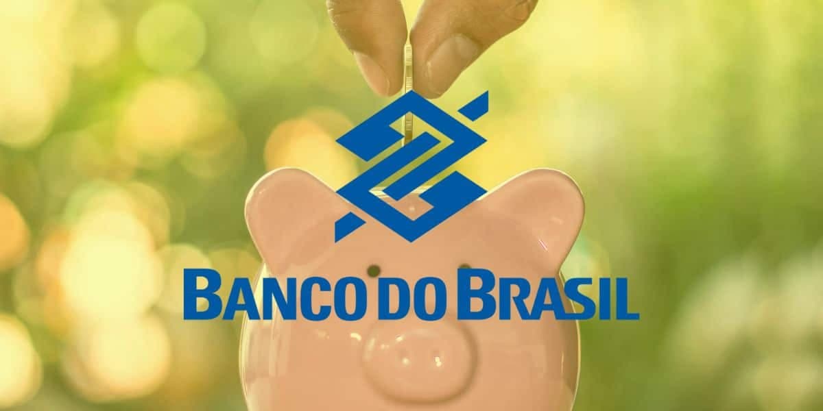 Logo do Banco do Brasil e imagem de poupança. (Foto: Montagem / TV Foco) Logo do Banco do Brasil e imagem de poupança. (Foto: Montagem / TV Foco)