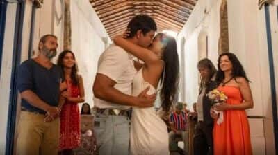 Damião se casará com Ritinha em Renascer (Foto: Reprodução / Globo) Damião se casará com Ritinha em Renascer (Foto: Reprodução / Globo)