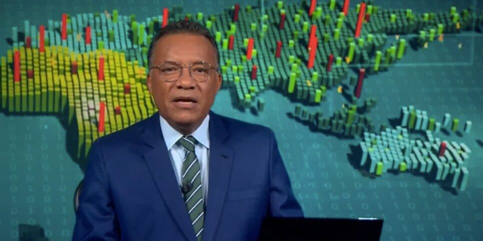 Heraldo Pereira no Jornal Nacional (Foto: Reprodução / Globo) Heraldo Pereira no Jornal Nacional (Foto: Reprodução / Globo)