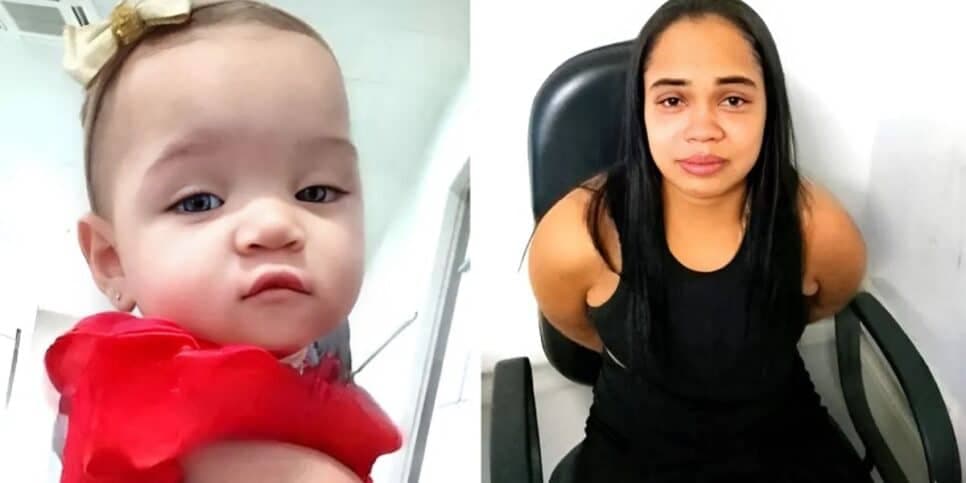 Mãe é presa após confessar assassinato (Reprodução/Record) Mãe é presa após confessar assassinato (Reprodução/Record)