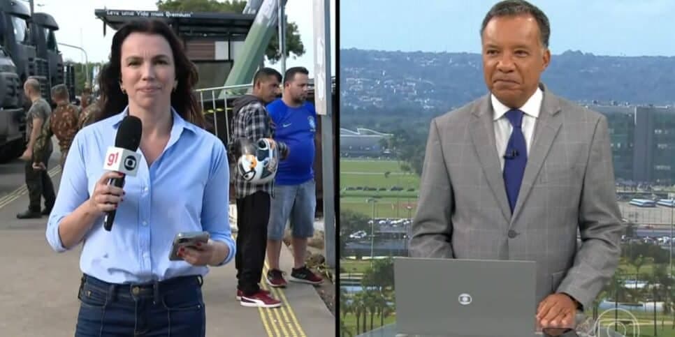 Ana Paula Araújo e Heraldo Pereira (Foto: Reprodução / Globo) Ana Paula Araújo e Heraldo Pereira (Foto: Reprodução / Globo)
