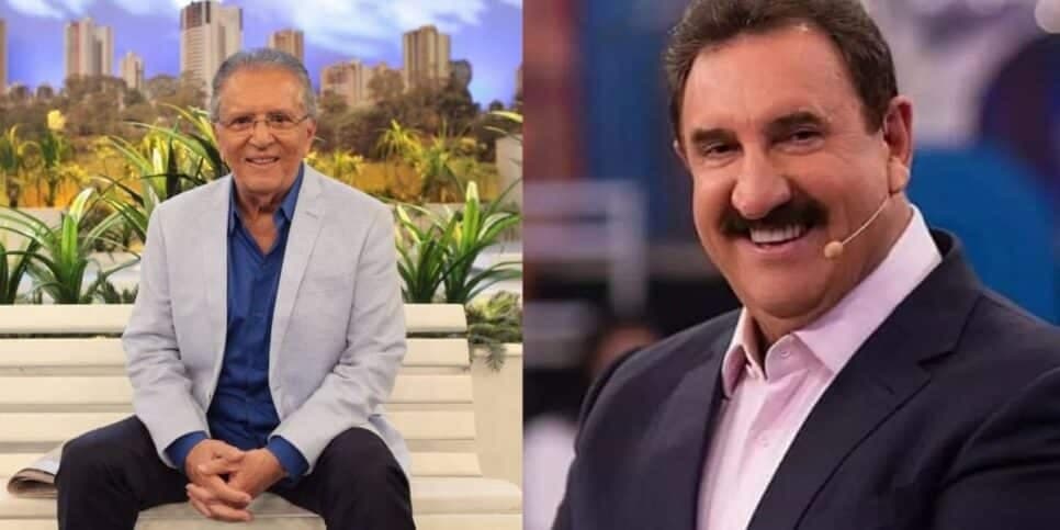 Carlos Alberto e Ratinho fazem dupla de ouro na Praça é Nossa e garantem a vice do SBT em SP