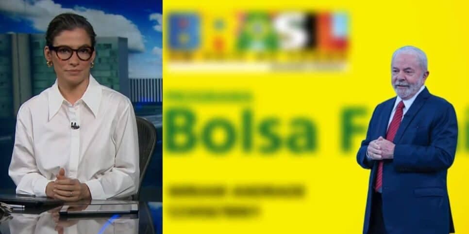 "O Governo cortou": Renata paralisa o JN com canetada de Lula ao Bolsa Família e adeus ao saque a mais de 3M