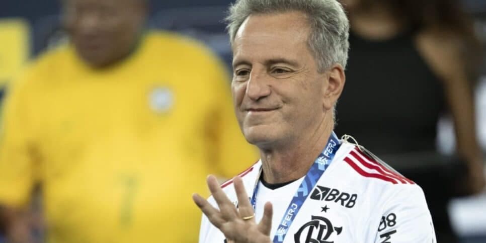 Landim se despede com 3 reforços pro Flamengo para 2024 - (Foto: Reprodução / Flamengo) Landim se despede com 3 reforços pro Flamengo para 2024 - (Foto: Reprodução / Flamengo)