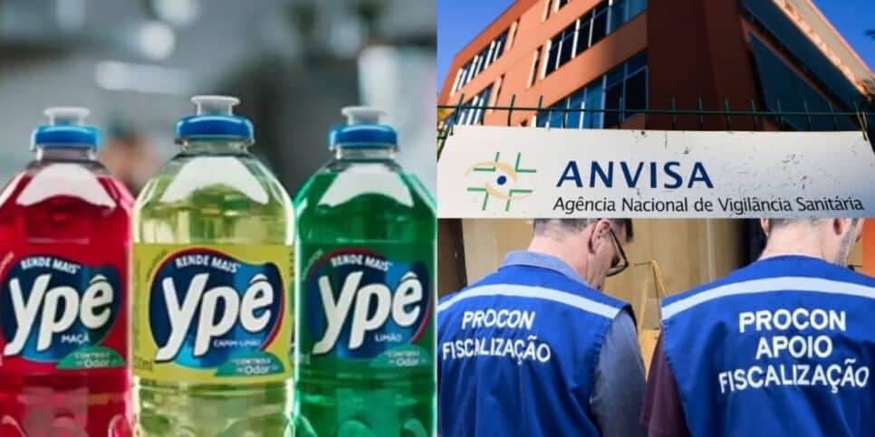 Ypê e + 2 produtos de limpeza proibidos: Procon se une a Anvisa e emite alerta com retirada em todos os mercados