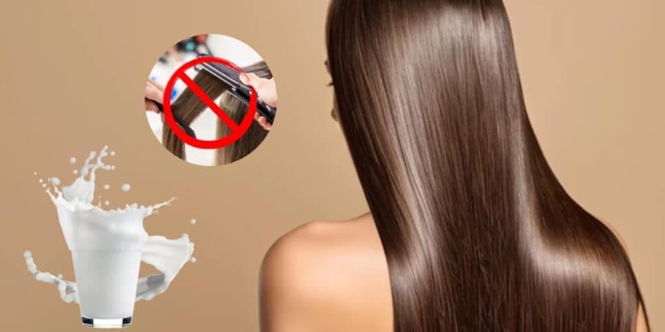 Progressiva natural com leite alisa até a raiz do cabelo e salva fios (Foto: Freepik/ Montagem - TV Foco) Progressiva natural com leite alisa até a raiz do cabelo e salva fios (Foto: Freepik/ Montagem - TV Foco)