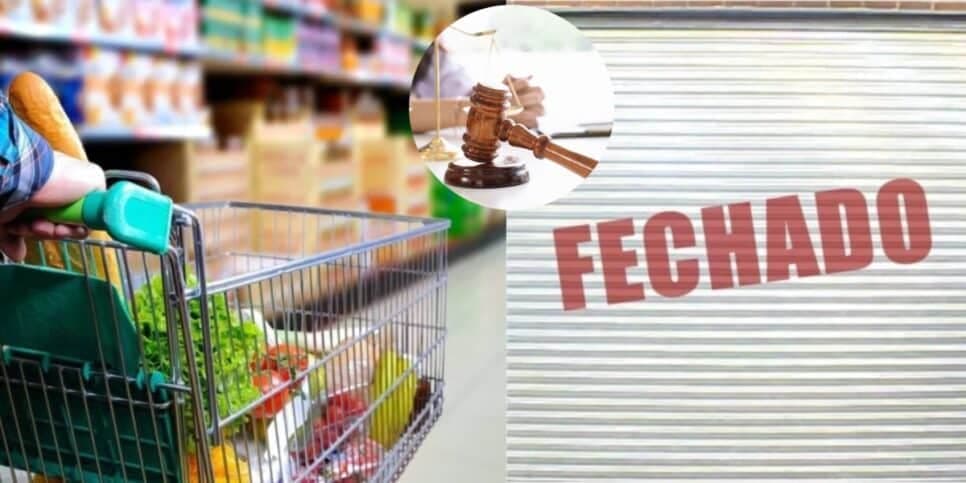 Dívida bilionária: Supermercado gigante do Brasil pede a própria falência e é leiloado em 2024