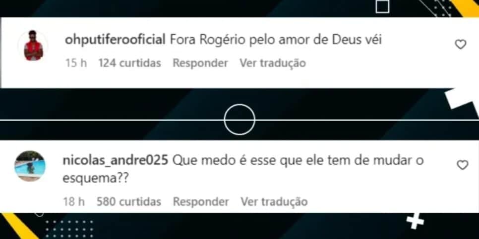 Torcida pede a saída de Rogério Ceni (Foto: Divulgação/ Antenados no Futebol) Torcida pede a saída de Rogério Ceni (Foto: Divulgação/ Antenados no Futebol)