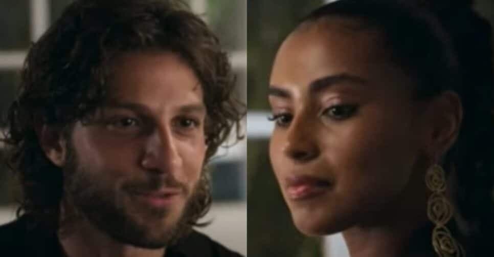 Mavi se reaproxima de Viola na novela (Fotos: Reprodução/ TV Globo/ Montagem TV Foco) Mavi se reaproxima de Viola na novela (Fotos: Reprodução/ TV Globo/ Montagem TV Foco)