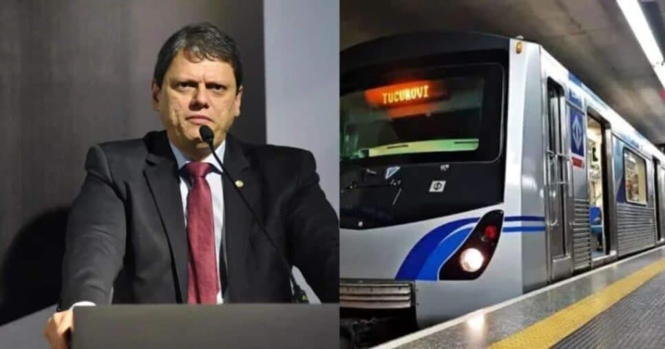 R$ 38BI, 25 estações e Tarcísio ciente: Nova linha de metrô no coração de SP é confirmada