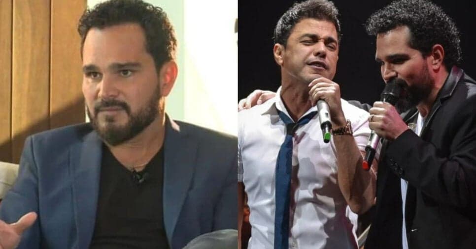Luciano Camargo fala sobre fim de dupla com Zezé (Foto: Reprodução/Montagem TV Foco) Luciano Camargo fala sobre fim de dupla com Zezé (Foto: Reprodução/Montagem TV Foco)