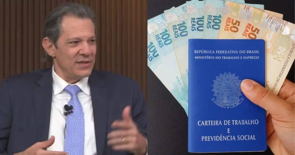 Haddad já sabe: Lei trabalhista em vigor garante salário mínimo de R$1994 à lista de CLTs