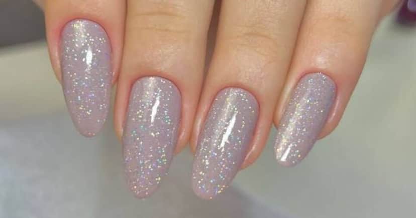 Unha com glitter Unha com glitter