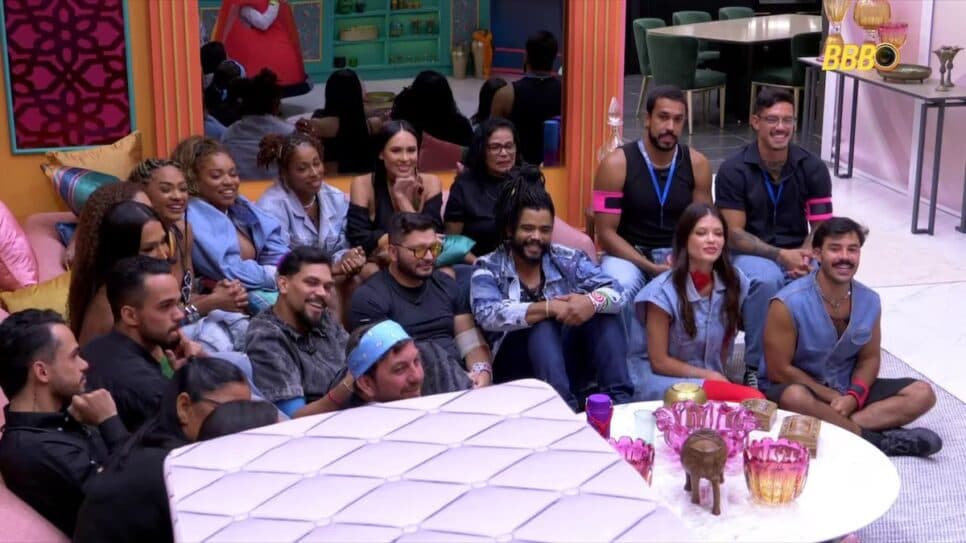 BBB25 definiu seu primeiro paredão da edição e com grande emoção (Foto: Fábio Rocha, Globo) BBB25 definiu seu primeiro paredão da edição e com grande emoção (Foto: Fábio Rocha, Globo)