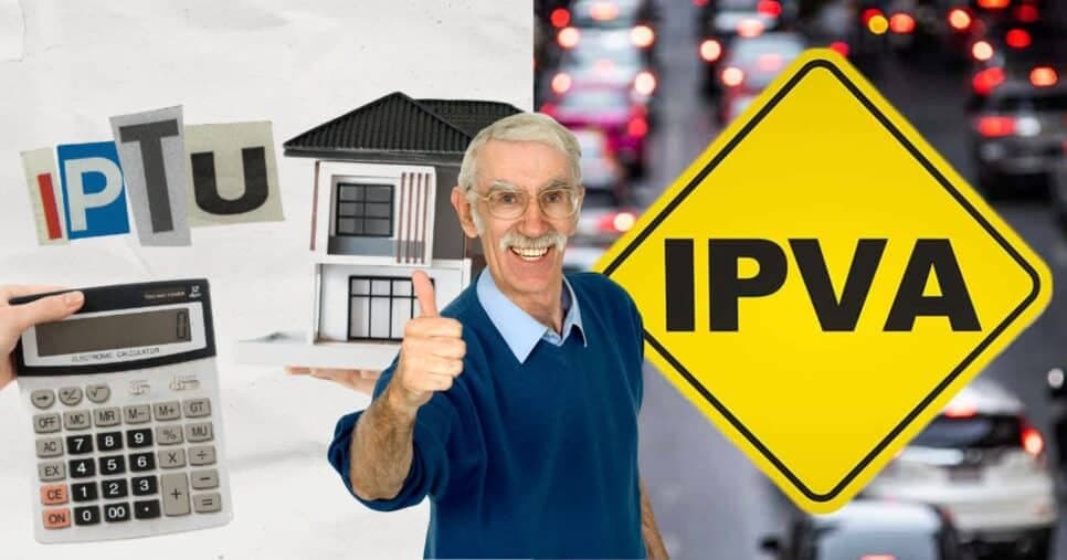 IPTU e IPVA aos idosos - Foto Reprodução Internet IPTU e IPVA aos idosos - Foto Reprodução Internet