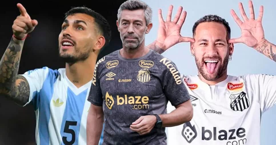 Teixeira libera PIX por Paredes e +1 joia de R$ 18M pra jogar com Neymar no Santos de Pedro Caixinha em 2025