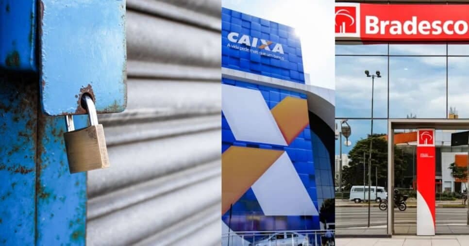 Caixa, Bradesco e +: Fechamento geral das agências é confirmado agora em 2025 e alerta chega aos clientes