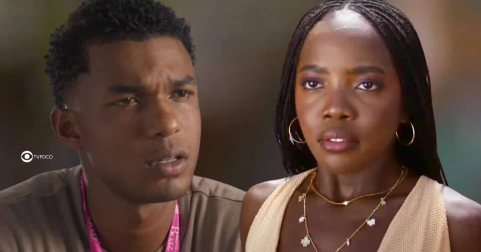 Samuel e Leona em Dona de Mim (Foto: Reprodução / Globo / Montagem TV Foco) Samuel e Leona em Dona de Mim (Foto: Reprodução / Globo / Montagem TV Foco)