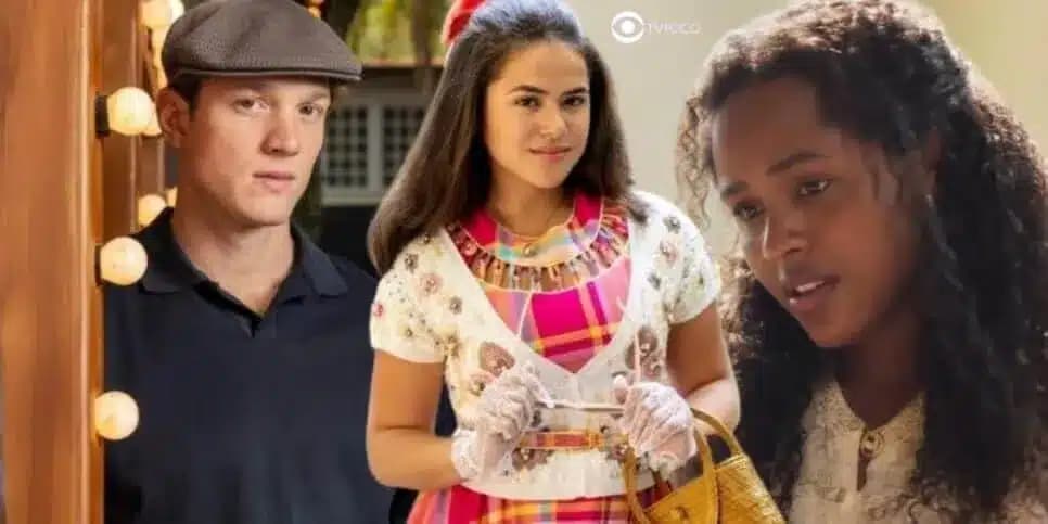 Beto, Bia e Beatriz em Garota do Momento (Foto: Reprodução / Globo / Montagem TV Foco) Beto, Bia e Beatriz em Garota do Momento (Foto: Reprodução / Globo / Montagem TV Foco)