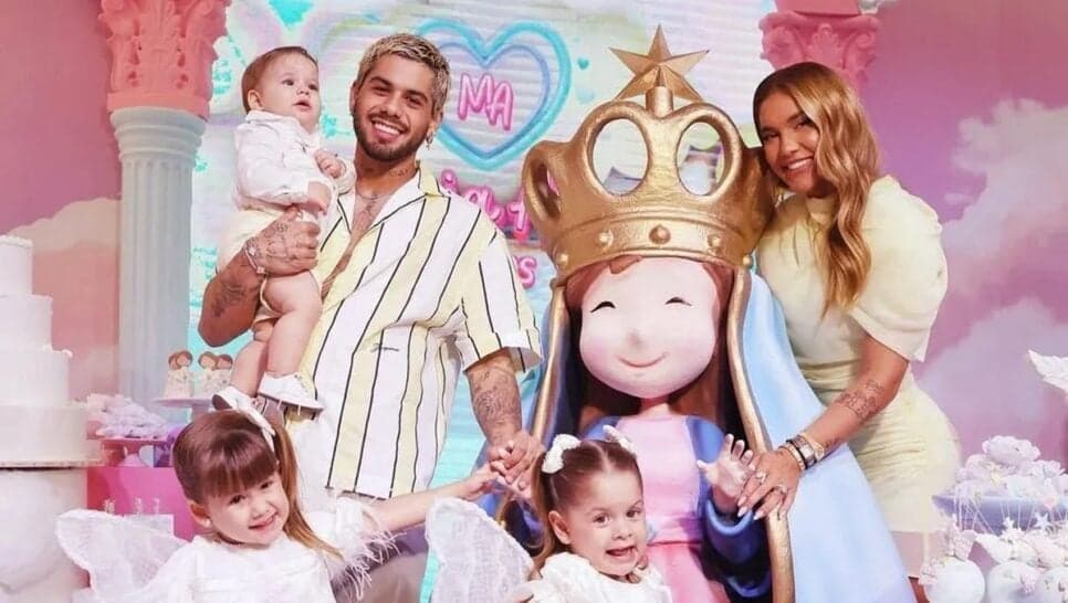 O ex-casal de famosos e seus três herdeiros (Foto: Reprodução/ Instagram/ Montagem) O ex-casal de famosos e seus três herdeiros (Foto: Reprodução/ Instagram/ Montagem)