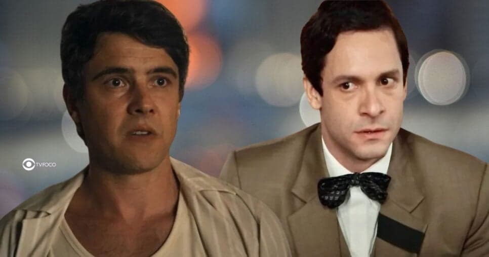 Candinho e Celso em Êta Mundo Melhor! (Foto: Reprodução / Globo / Montagem TV Foco) Candinho e Celso em Êta Mundo Melhor! (Foto: Reprodução / Globo / Montagem TV Foco)