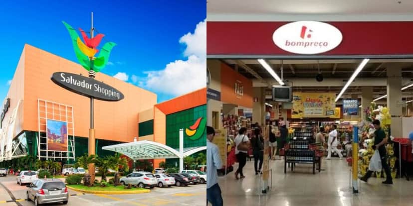 Bompreço do salvador Shopping fechou as portas (Reprodução: Montagem TV Foco) Bompreço do salvador Shopping fechou as portas (Reprodução: Montagem TV Foco)