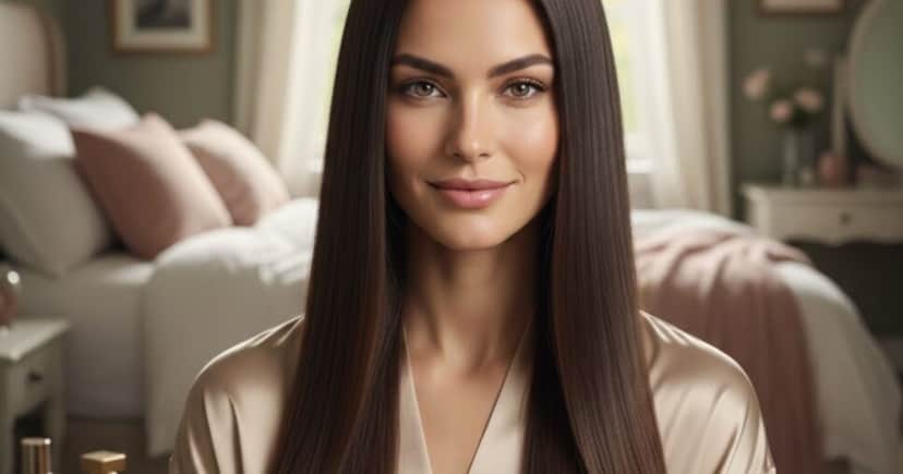 Mulher com o cabelo liso (Foto: Montagem TV Foco / GMN) Mulher com o cabelo liso (Foto: Montagem TV Foco / GMN)