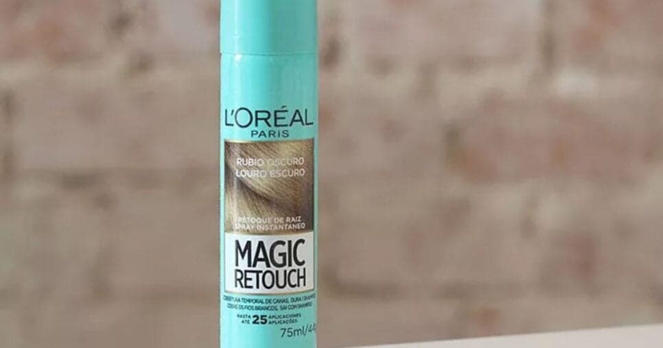 Retoque de Raiz L'Oréal Paris Spray Instantâneo Magic Retouch - Foto: Internet Retoque de Raiz L'Oréal Paris Spray Instantâneo Magic Retouch - Foto: Internet